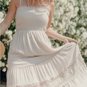 CJLA Rae strapless sun dress